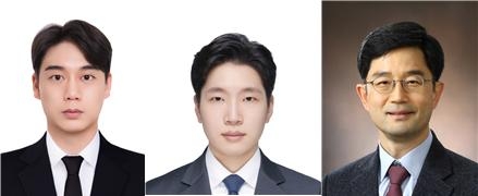 이번 연구를 수행한 테라자인 연구진. 안상필(왼쪽부터) 연구원(KAIST 졸업), 정보성 박사(KAIST 졸업), 오병하 대표 (KAIST 공학생물학대학원 교수).[KAIST 제공]