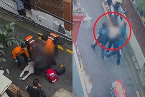 Barefoot resident helps subdue teen suspect after Seoul stabbing