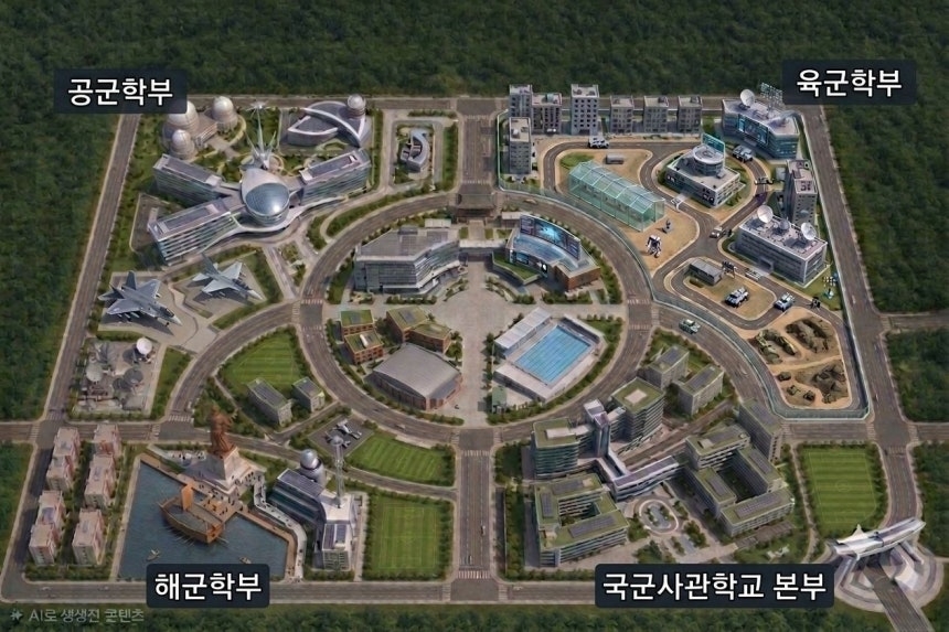 국군사관학교 예상 조감도[국방부]
