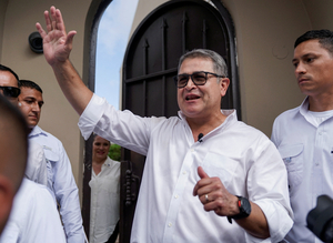 Honduran ex-president returns home after Trump pardon