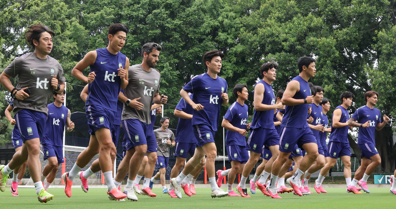 월드컵 당시 한국 국가대표팀 [연합]