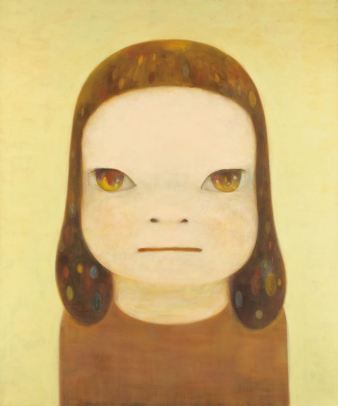 "Nothing about it" by Yoshitomo Nara sold for 15 billion won in March, breaking a domestic auction record in Korea. (Seoul Auction)