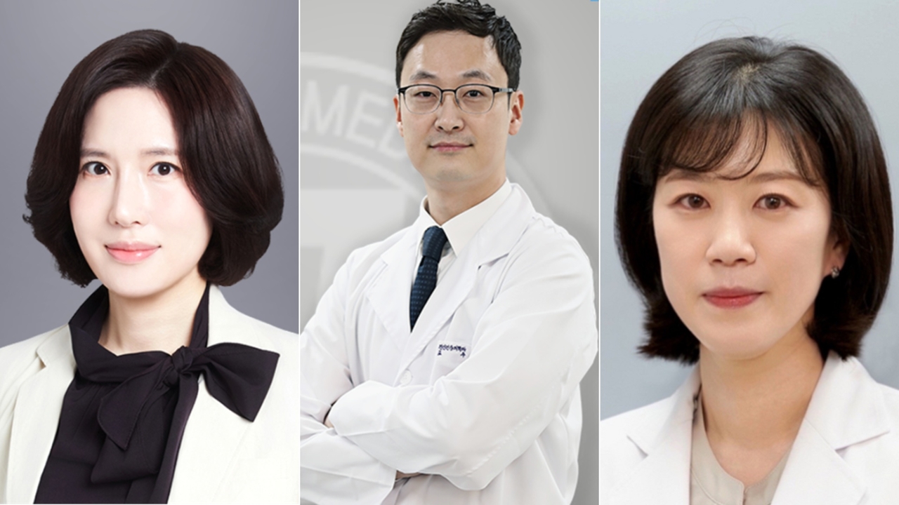 (왼쪽부터) 가톨릭대학교 서울성모병원 가정의학과 허연, 을지대학교 의정부을지대병원 정신건강의학과 오상훈, 고려대학교 구로병원 가정의학과 남가은 교수.[서울성모병원 제공]