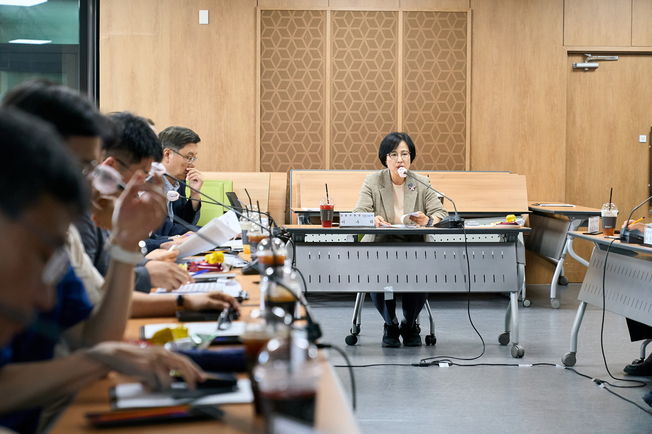 이수희 강동구청장 주재 명일동 재건축TF회의