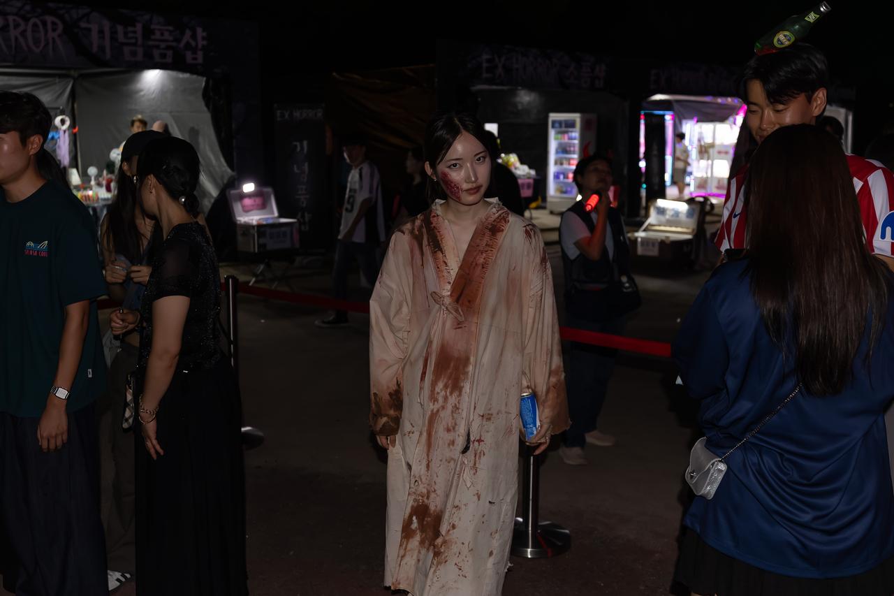 지난해 열린 경주엑스포대공원 엑스호러 체험 모습.[경북문화관광공사 제공]