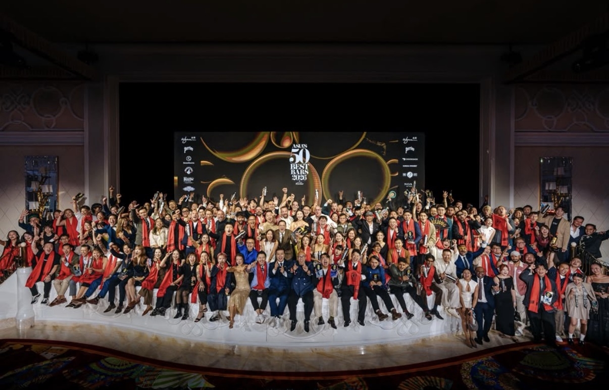 Bartenders from Asia's 50 Best Bars 2026 unveiled on Tuesday in Macao (Asia's 50 Best Bars)