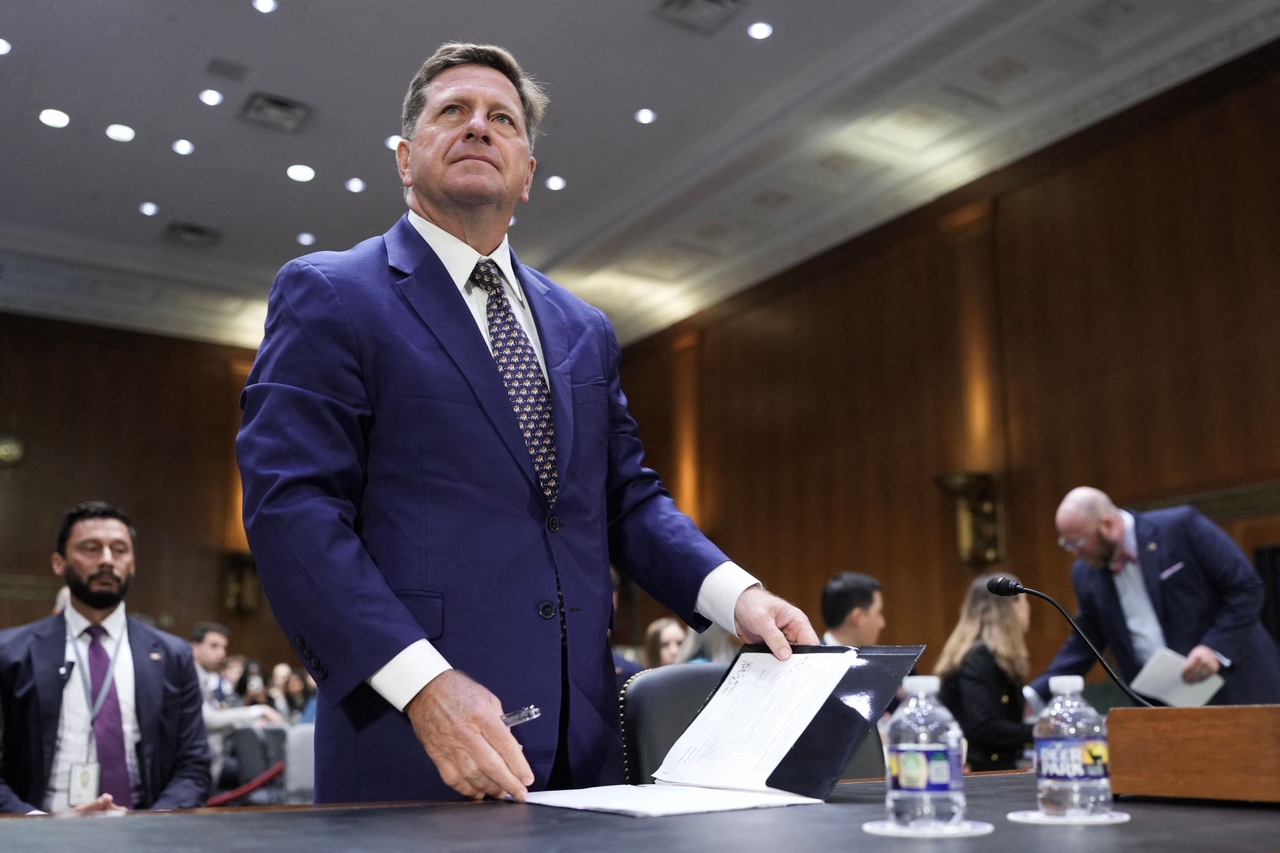 US Attorney for the Southern District of New York Jay Clayton arrives to testifies during a Senate Intelligence Committee hearing on his nomination to be Director of National Intelligence, on Capitol Hill in Washington, July 15. (AFP-Yonhap)