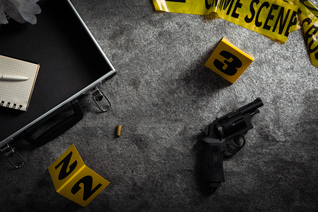 A photo depicting a crime scene. (123rf)