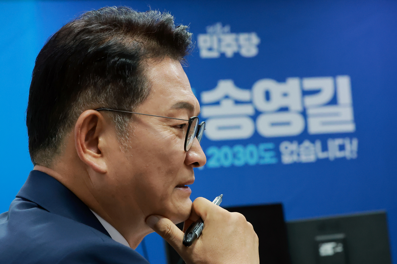 송영길 더불어민주당 당 대표 후보.  [연합]