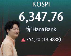 Chip rally sends Kospi up 17% past 6,500