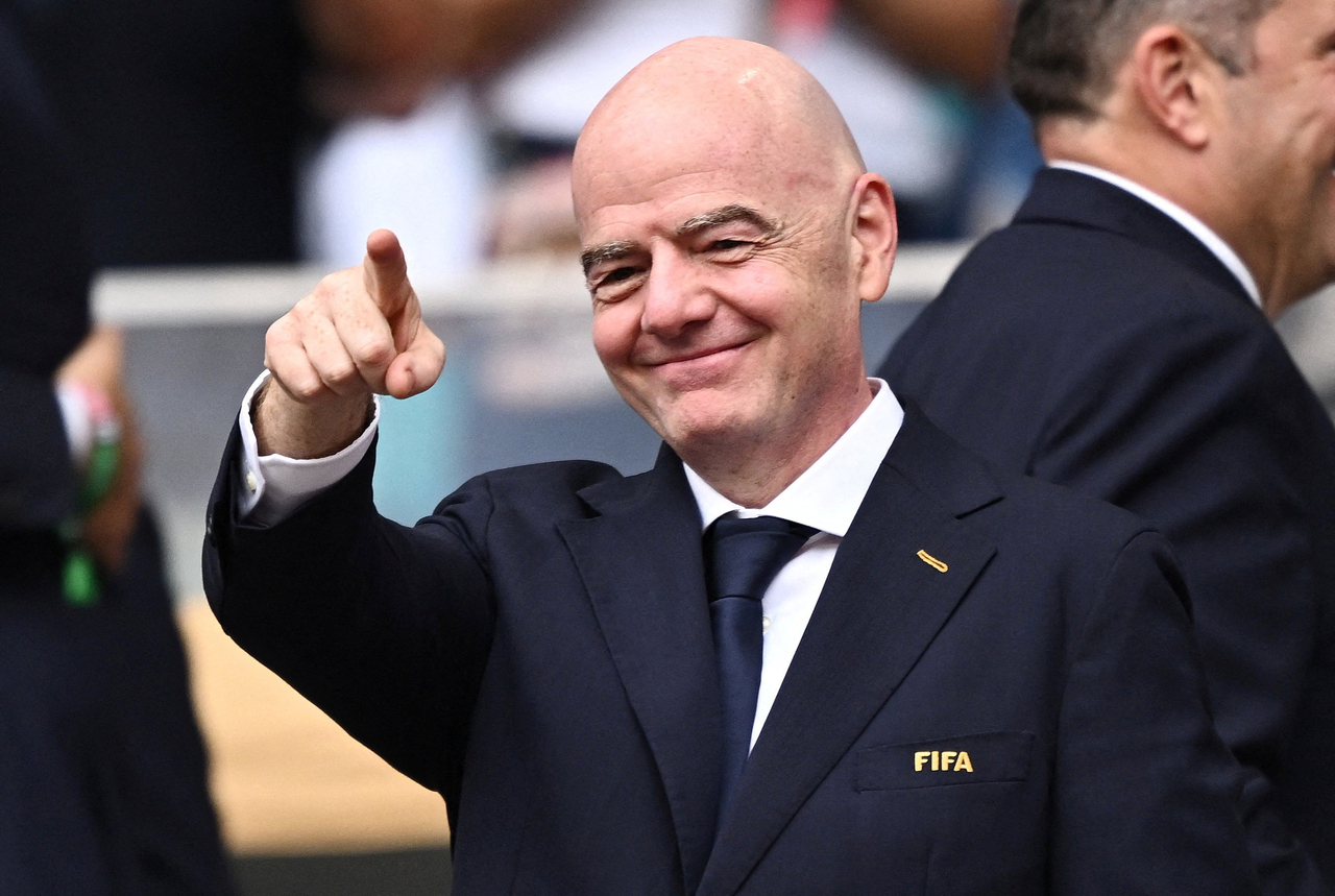 President Gianni Infantino (Reuters-Yonhap)