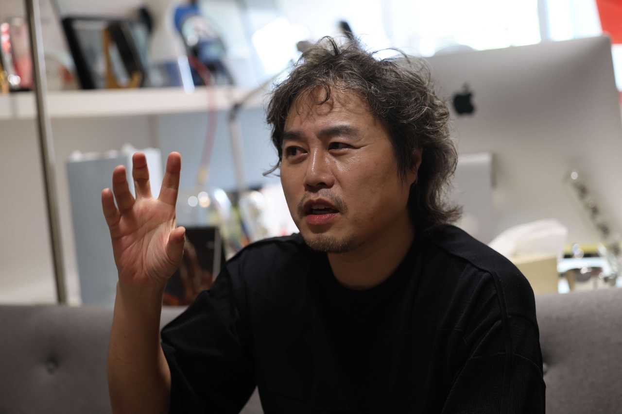 Professor Bae Sang-min of KAIST's Department of Industrial Design speaks to The Korea Herald on Monday at KAIST in Daejeon. (KAIST)