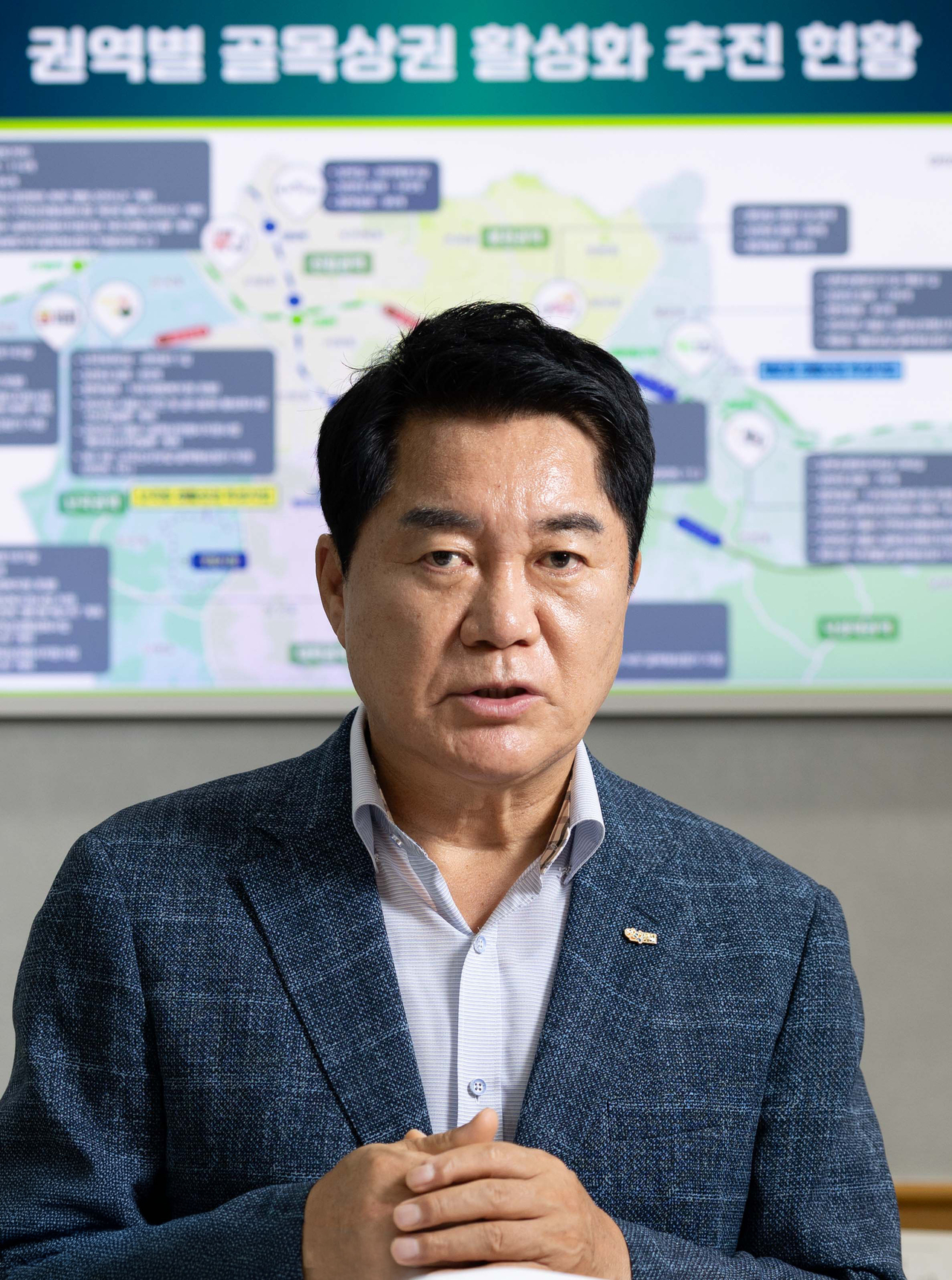 박준희 서울 관악구청장이 지난달 21일 오후 관악구청에서 헤럴드경제와 인터뷰를 하고 있다.  박 구청장은 6·3 지방선거에서 승리, ‘관악 최초 3선 구청장’이 됐다. 윤창빈 기자