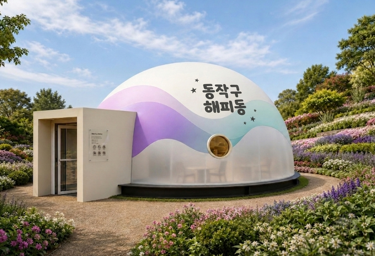 야외 에어돔 예시