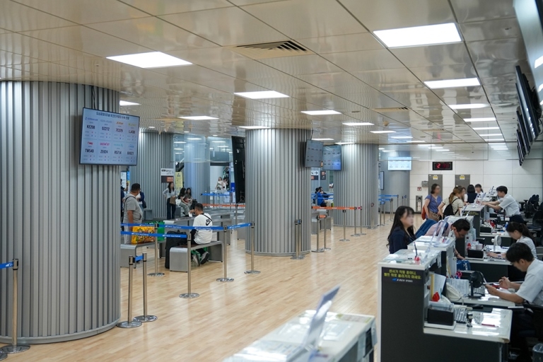 The renovated city air terminal at Seoul Station operated by Airport Railroad. [Airport Railroad]