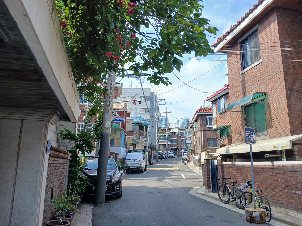서울시 중랑구에 위치한 모아타운 시범지구 거리의 모습. [헤럴드경제DB]