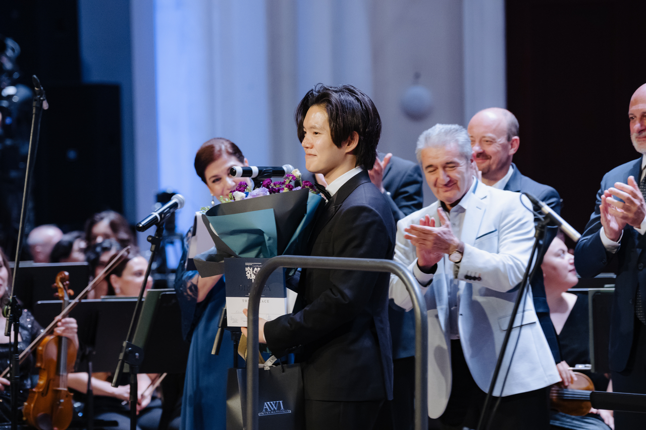 Park Geun-tae, who won third place and a special prize at the Khachaturian International Conducting Competition [Khachaturian International Conducting Competition]