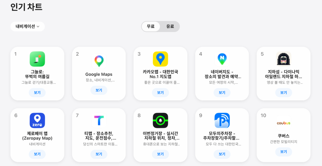 Geuneullo: Summer Routes for Walkers ranks No. 1 on the Apple app store’s free navigation apps chart. (Apple)