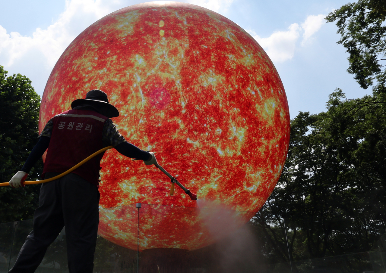 South Korea activates emergency alerts for a record heatwave; its highest-level heat warning is expanding across Greater Seoul