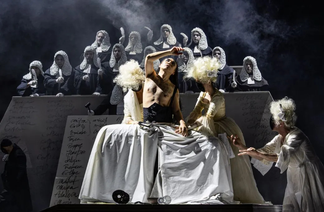 "Don Giovanni" at the Furth City Theater in Furth, Germany, in February (Christina Iberl)