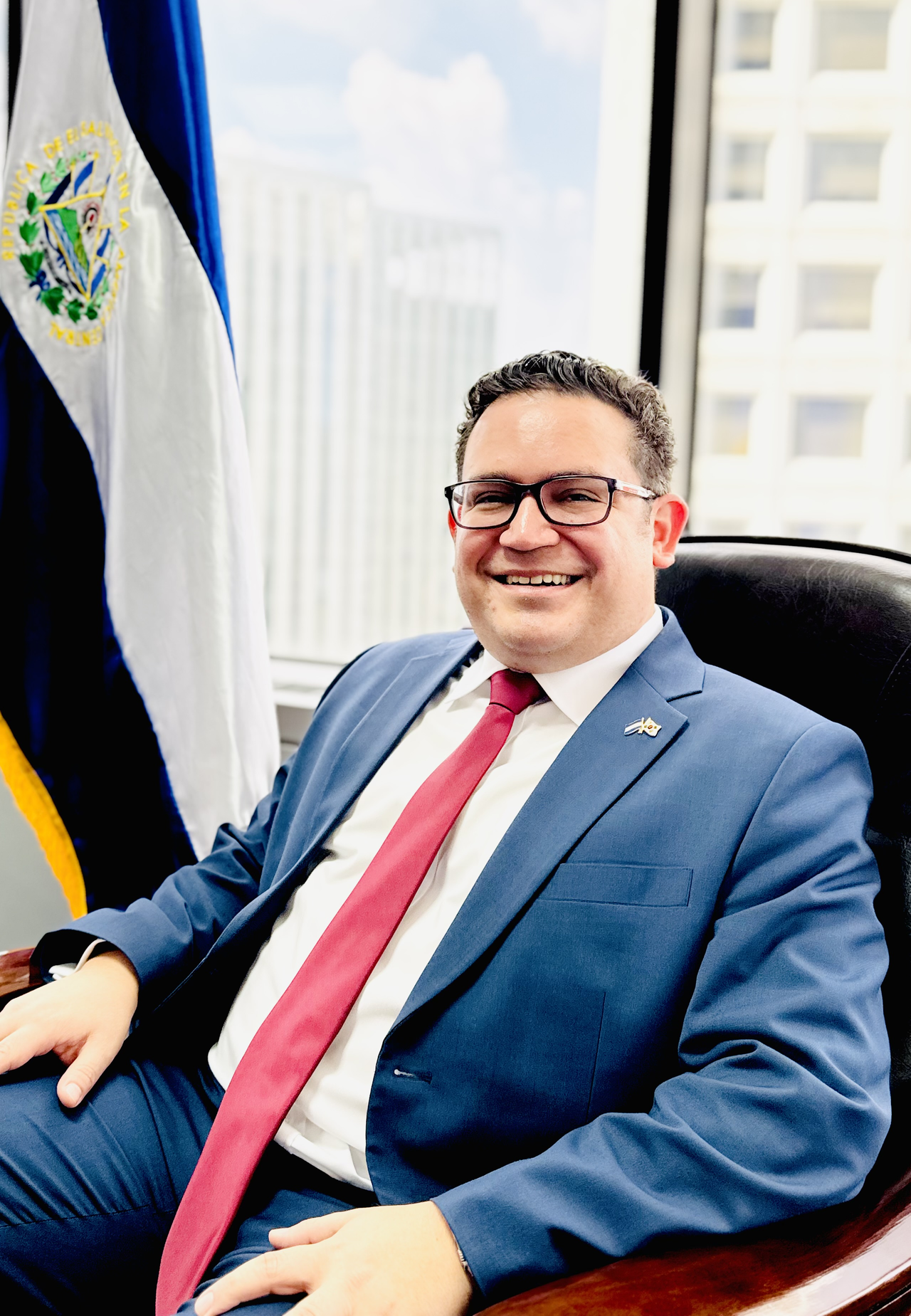 Federico Miguel Guerrero Avendano, El Salvador's newly appointed ambassador to Korea, speaks during an interview with The Korea Herald at the Embassy of El Salvador in Jung-gu, Seoul, on Wednesday. (Sanjay Kumar/The Korea Herald)