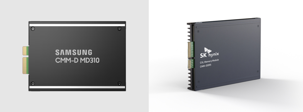 CXL memory modules (CMM) developed by Samsung Electronics and SK hynix.