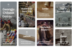 What are the most popular searches on Korean culture?