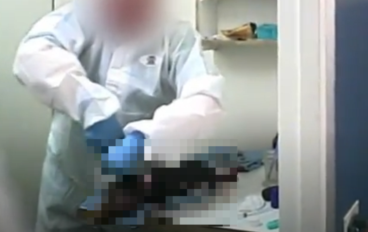 동물실험에 동원된 비글.[Cruelty Free 홈페이지 갈무리]