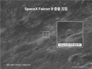 S. Korea’s Danuri captures rare images of SpaceX rocket crashing into moon