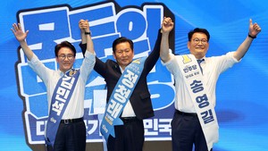 신천지설, 노무현 적통 경쟁…민주당 전당대회 진흙탕 싸움