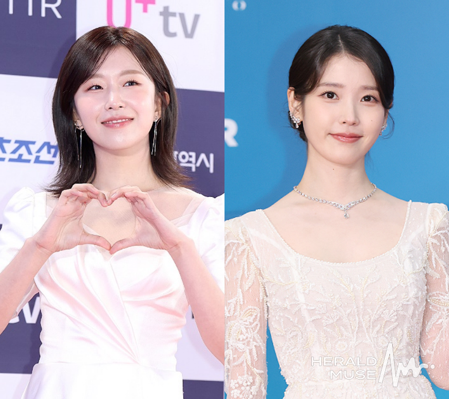 윤가이·아이유/사진=헤럴드뮤즈DB