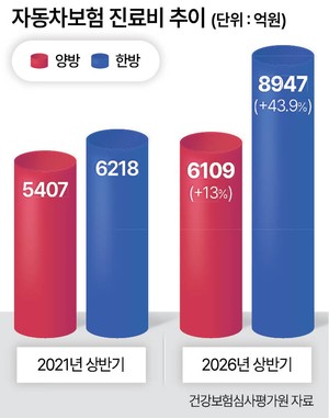 한방병원 나이롱 환자 급증…상반기 車보험 진료비 9000억원 [사기공화국의 민낯][H-EXCLUSIVE]