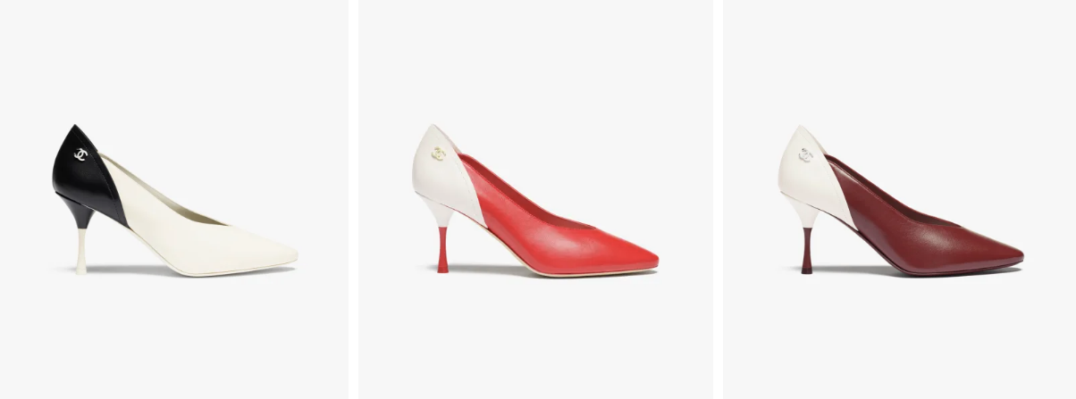 Two-tone pumps from Chanel's Fall-Winter 2026 collection (Chanel)