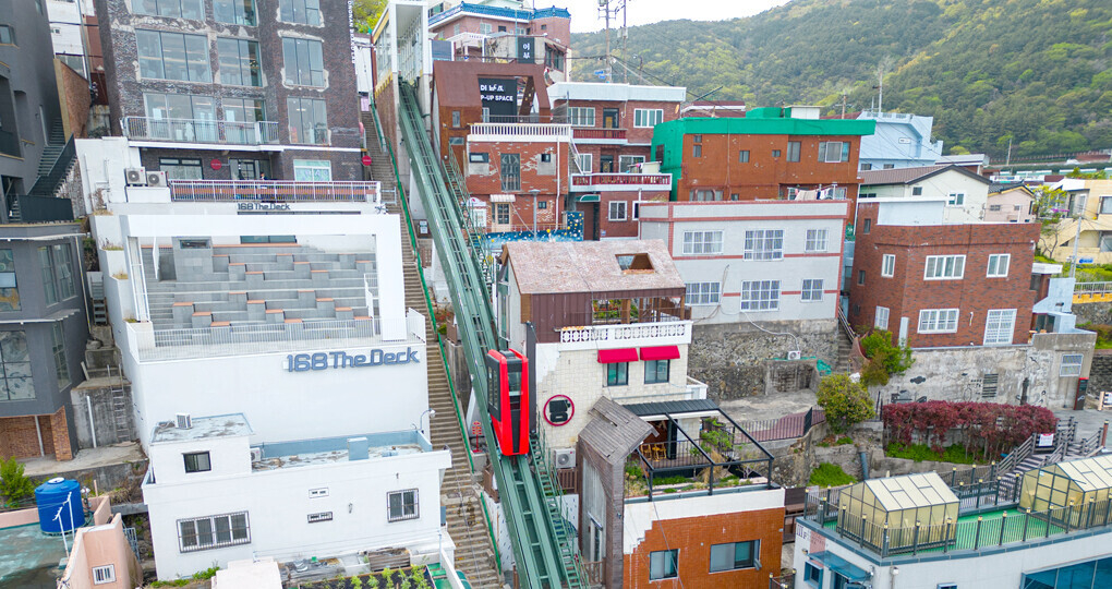 The 168 Stairs in Choryang-dong, Busan (Busan Dong-gu office)