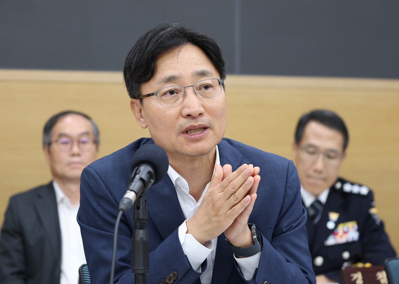 임광현 국세청장이 11일 정부세종청사에서 열린 이재명 대통령 주재 국무회의에서 발언하고 있다. [연합]