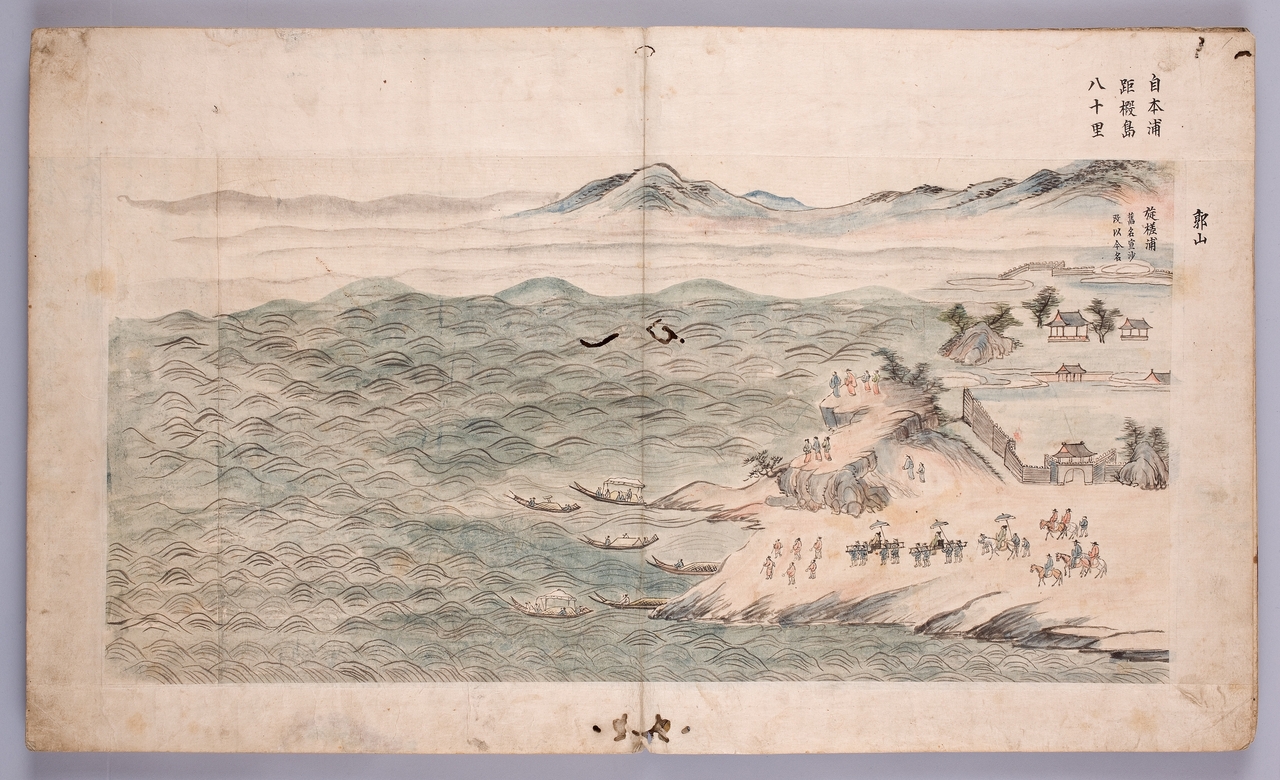 Painting of Sea Passage to the Ming Dynasty