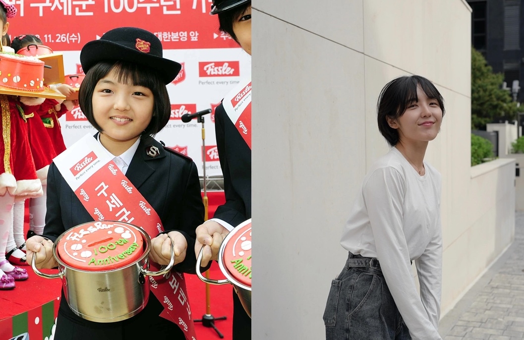 Seo Shin-ae in 2008 (left) and 2025 (right) (Park Hae-mook/The Korea Herald, Screen Capture from Instagram @seoshinae)