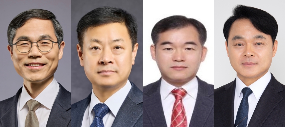 치안정감 승진 내정자. 왼쪽부터 유승렬 경찰청 국가수사본부 수사기획조정관, 고병석 전남경찰청장, 김종철 경남경찰청장, 고평기 제주경찰청장. [경찰청]
