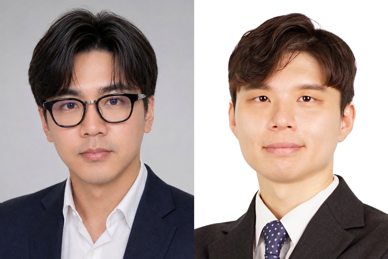 DGIST Department of Robotics and Mechatronics Engineering professors Yoo Jae-seok (left) and Park Kyung-seo. [Provided by DGIST]
