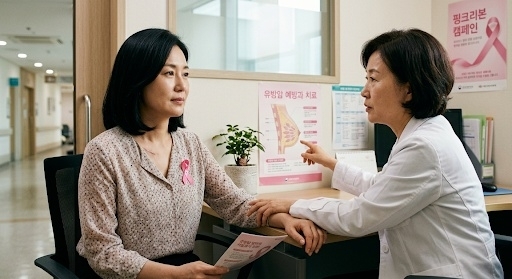 A breast cancer patient. [AI-generated image]