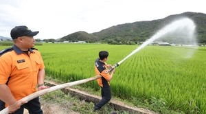 Fire trucks deployed as severe drought grips Gyeongsang