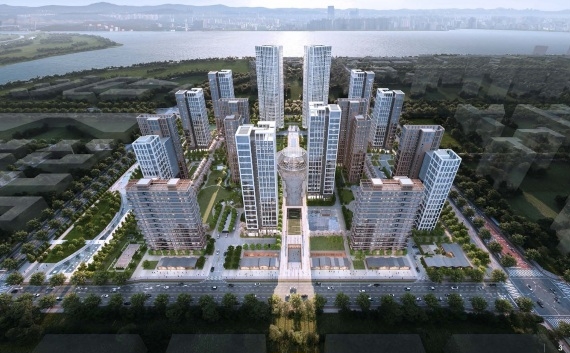 A rendering of the Phase 3 Global Town residential complex in Songdo, Incheon. [IGCD]