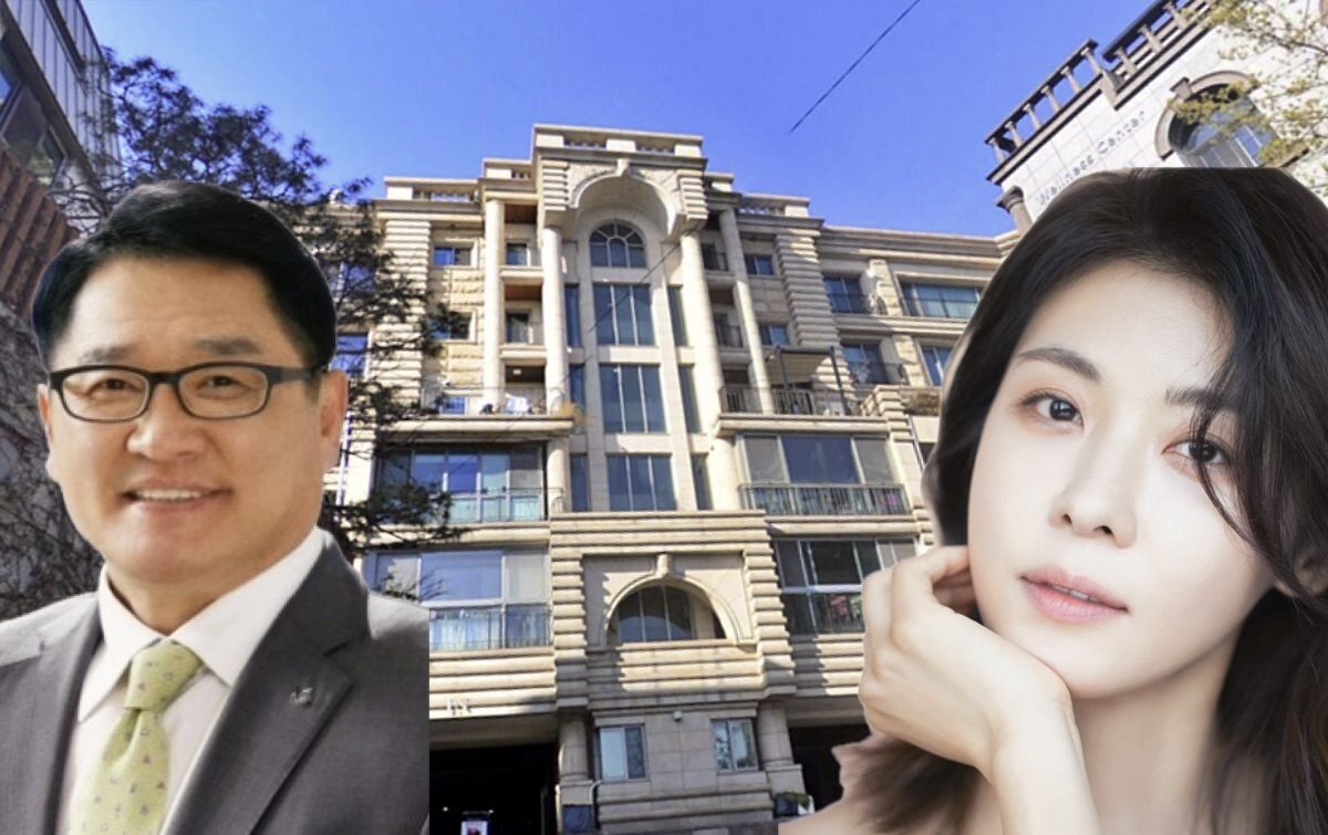 코번하우스에 거주하는 구자균 LS일렉트릭 회장(왼쪽)과 과거 거주했던 배우 하지원(오른쪽) [네이버프로필·네이버 부동산]