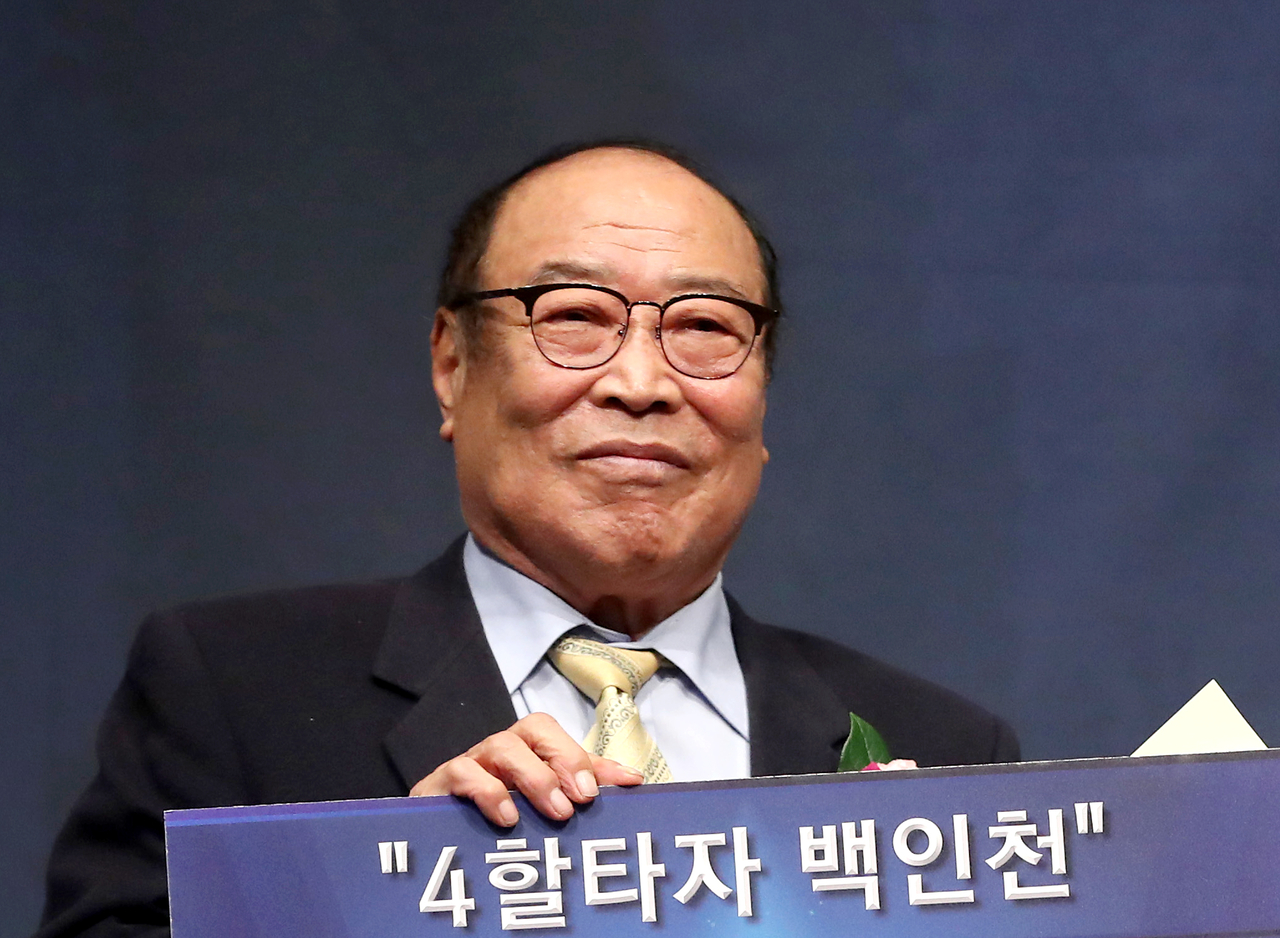 별세한 백인천 전 감독. [연합]