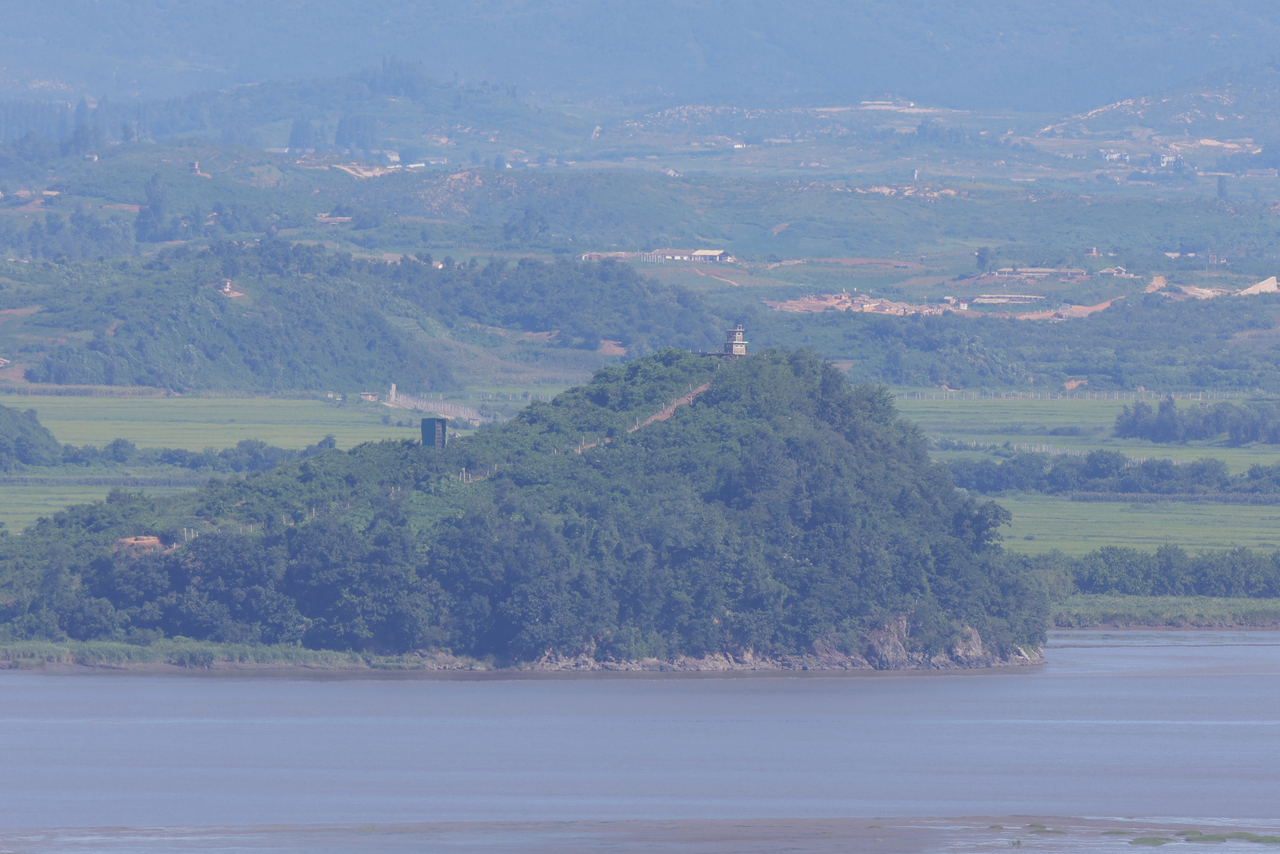 A view of the North Hwanghae in Northern Korea, taken on Wednesday. (Yonhap)