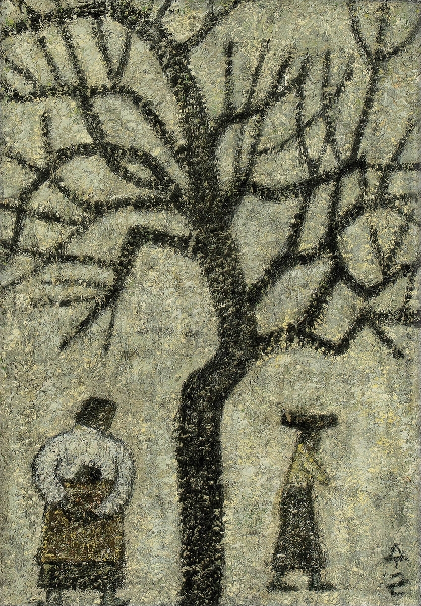 Park Soo-keun's "Tree and Woman" (K Auction)