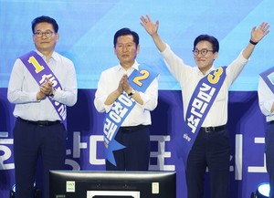 金이나 鄭이냐…與, 오늘 전대서 당대표 선출