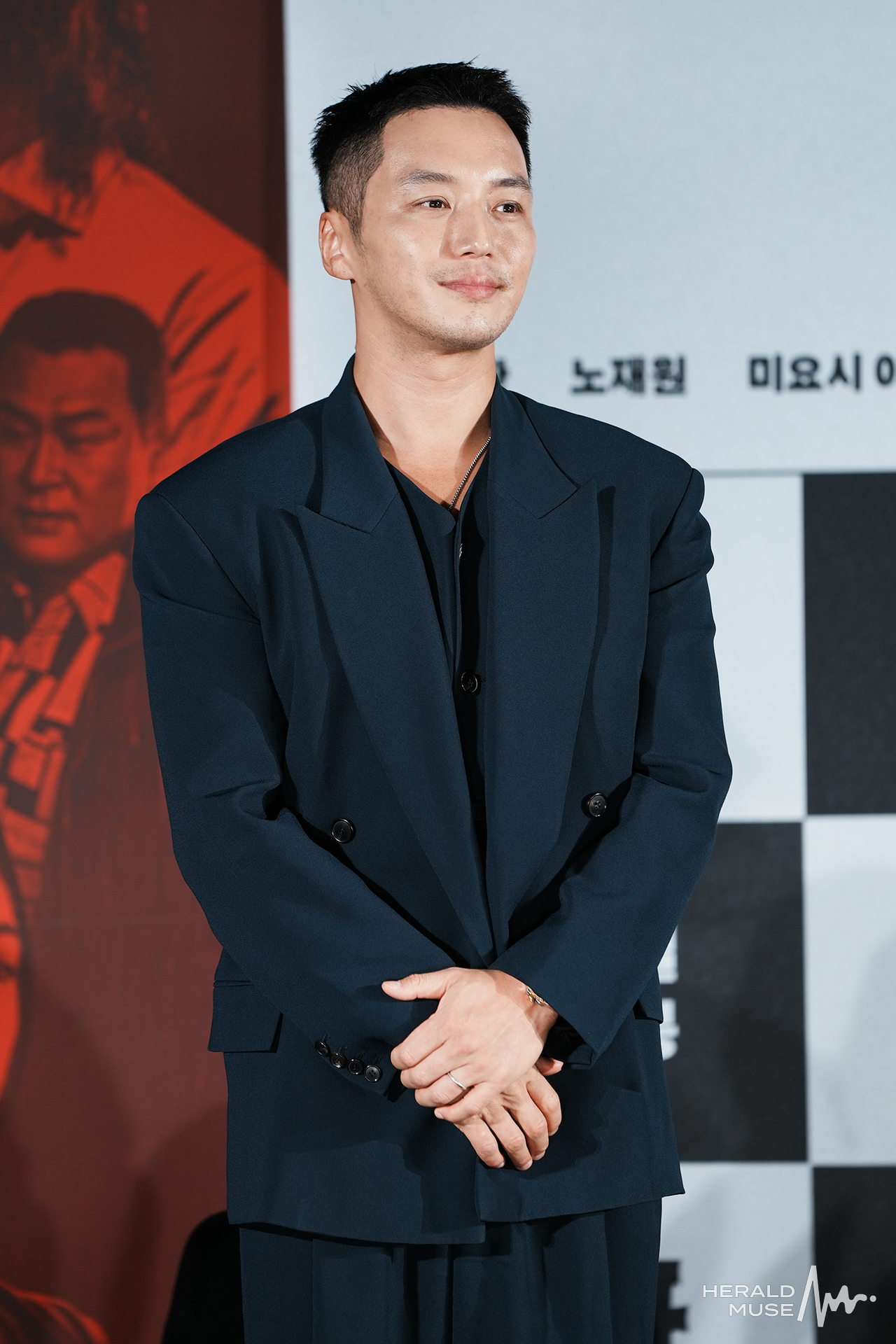 [헤럴드뮤즈=민경빈 기자] 배우 변요한이 18일 오전 서울 CGV 용산 아이파크몰에서 열린 영화 ‘타짜: 벨제붑의 노래’ 제작보고회에 참석해 소감을 전하고 있다.