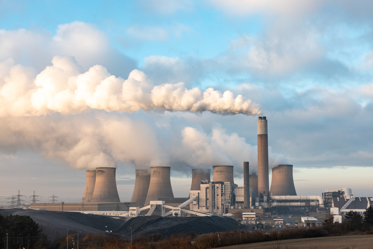 A power plant. [Getty Images Bank]