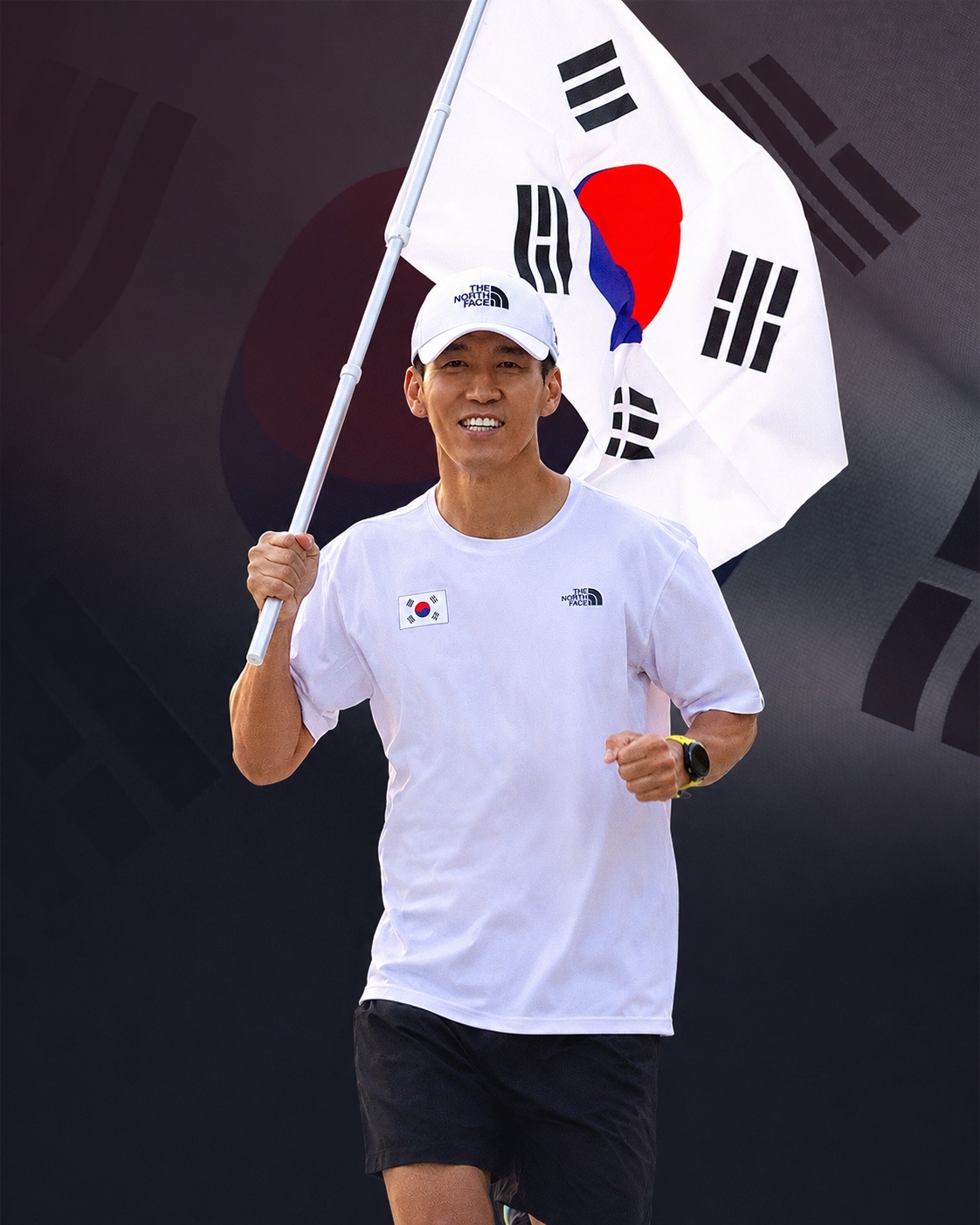 ‘2026 815런’ 캠페인에서 가수 션이 마라톤을 하고 있는 모습. [한국앤컴퍼니그룹 제공]